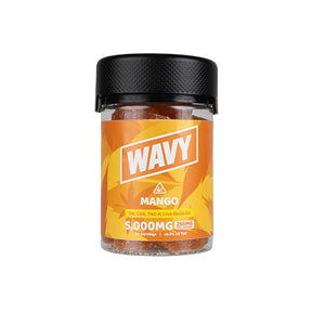 Wavy Live Resin D9 Gummies Mango
