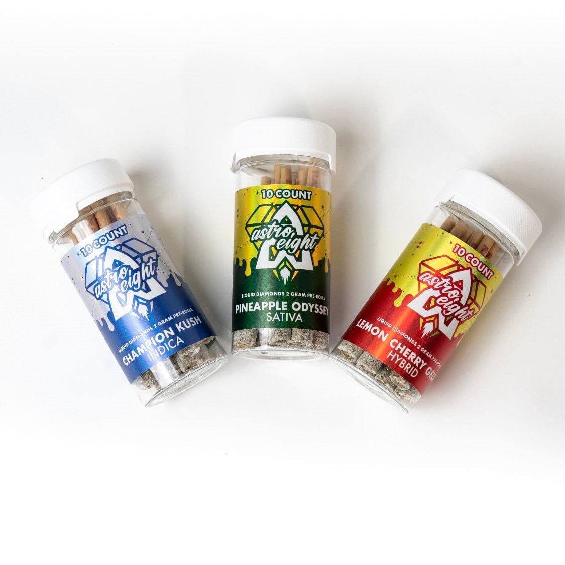 Astro Eight THC-A Liquid Diamond Pre-Rolls