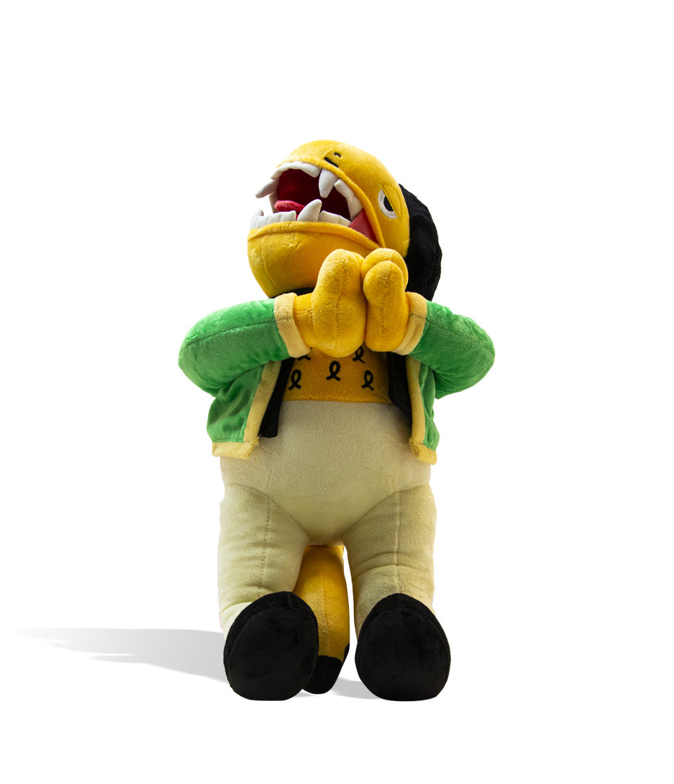 Elbo Glass Dino Apu Plush Figure Elbo Glass collectible on white background