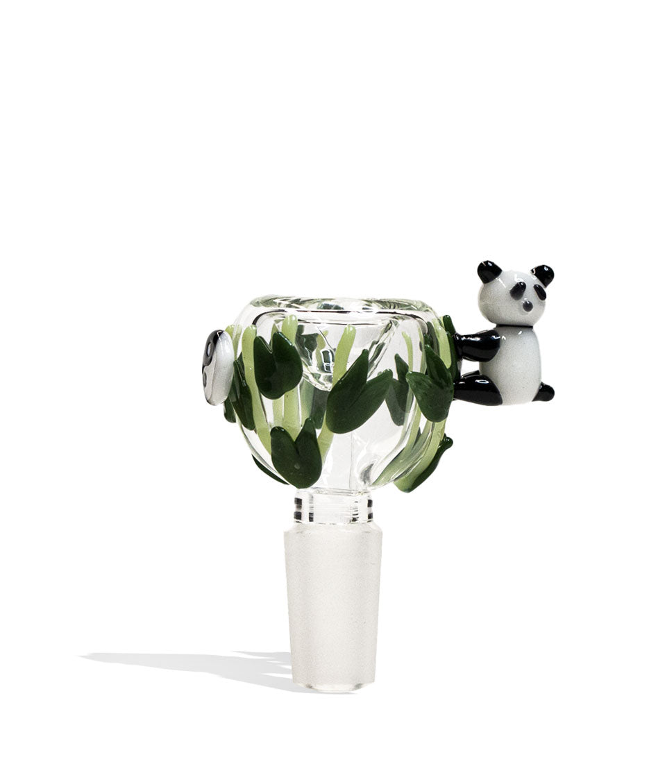 Empire Glassworks Panda Cub 14mm Bowl glass bowl piece bong on white background
