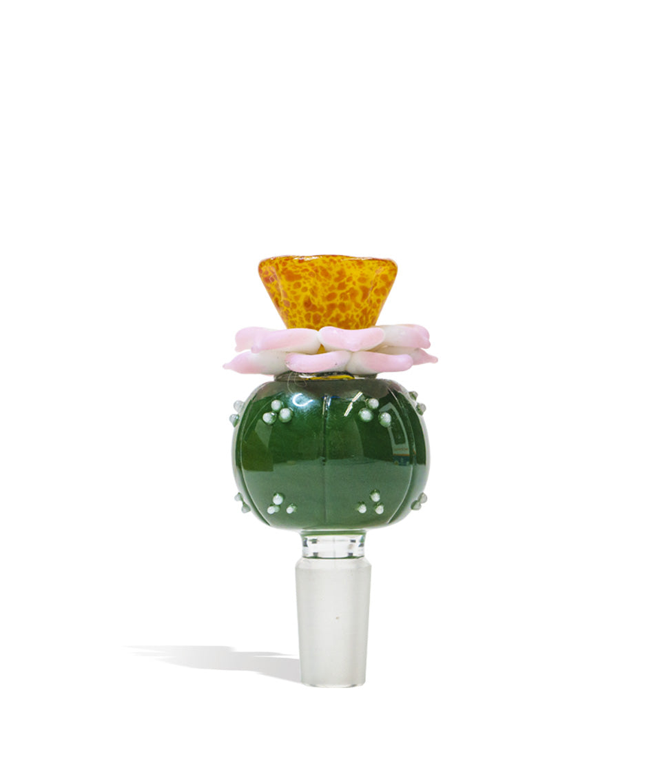 Empire Glassworks Peyote Flower 14mm Bowl glass bowl piece bong on white background