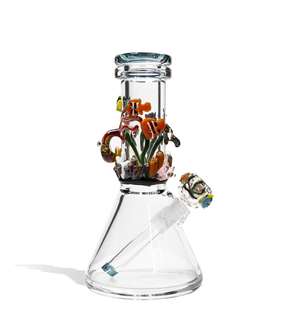 Empire Glassworks Under the Sea Baby Beaker glass water pipe bong on white background