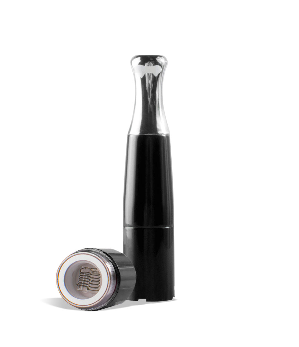 Exxus Dual Coil Quartz Skillet replacement coil for Exxus Vape vape on white background
