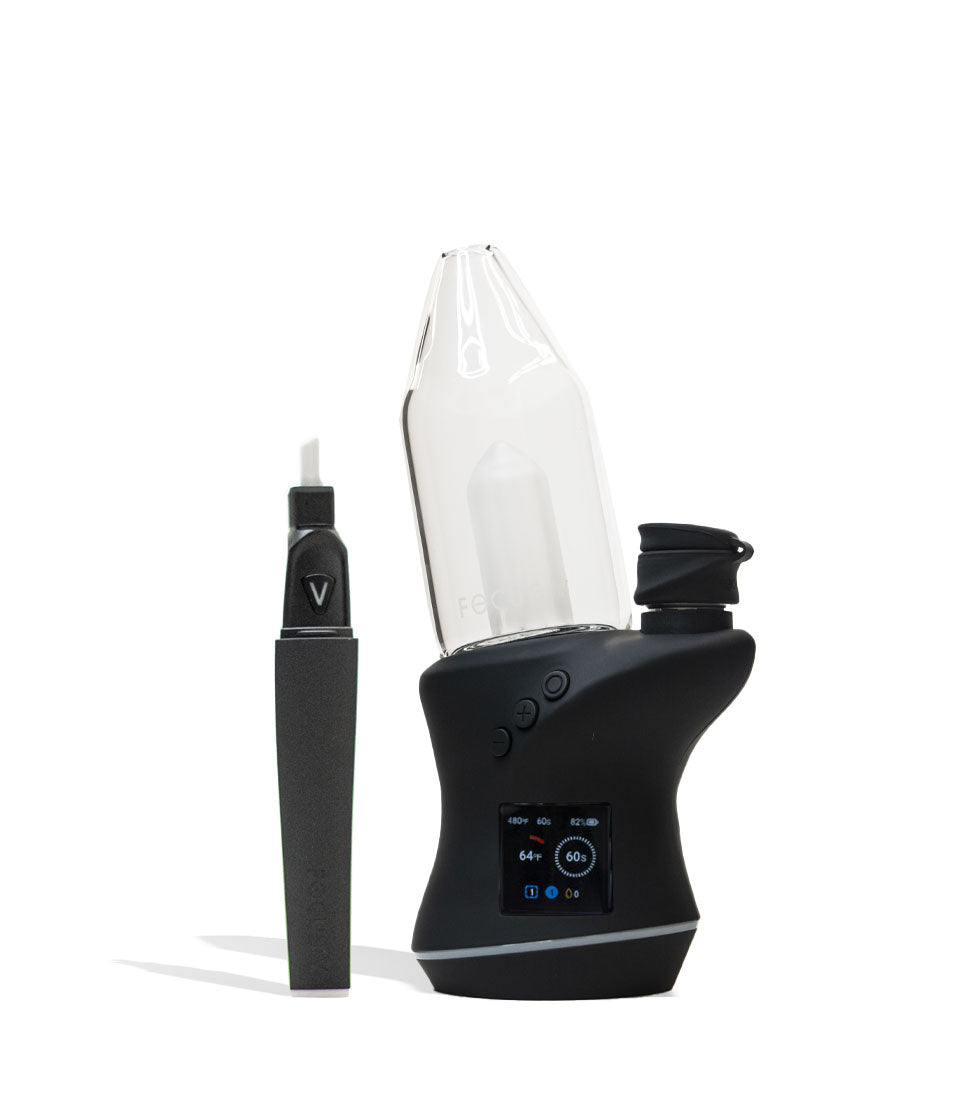 Focus V Carta 2 Electronic Dab Rig and Saber Hot Knife Deluxe Kit electronic dab nail enail on white background