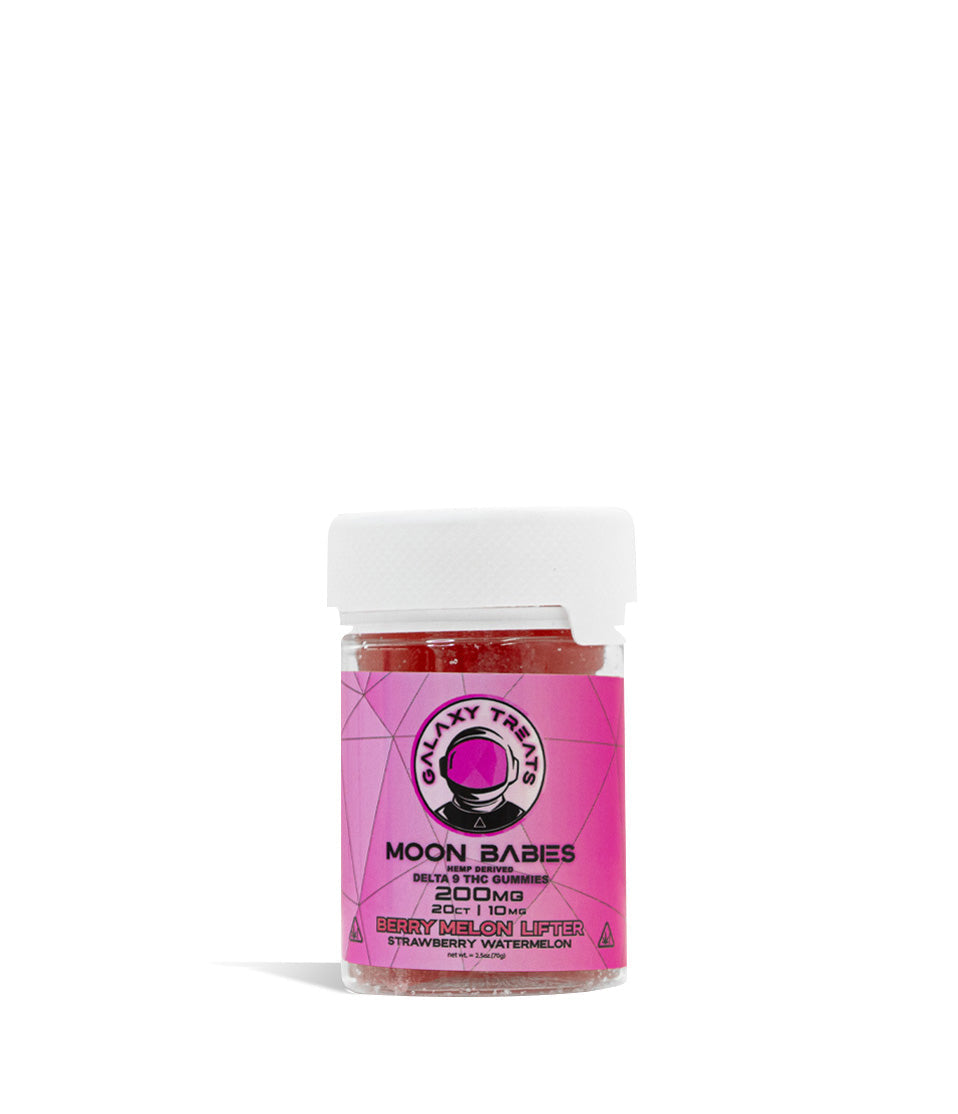 Galaxy Treats 200mg D9 CBD Gummies hemp cannabinoid product on white background