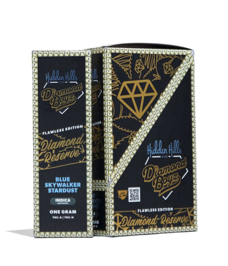 Hidden Hills Diamond Boyz Diamond Reserve Bar 1g THC-A and THC-H Disposable 5pk hemp cannabinoid product on white background