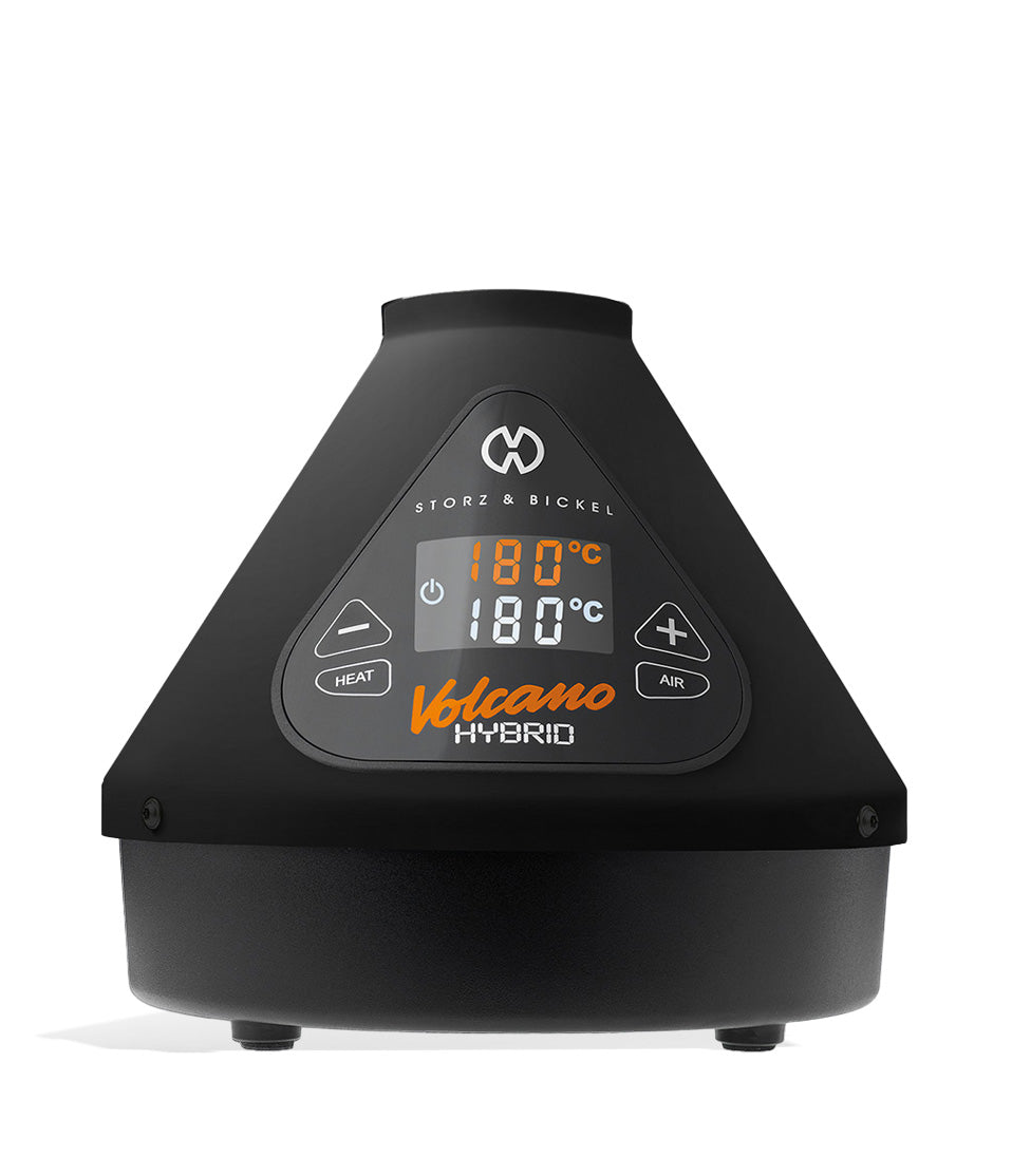 Storz & Bickel Volcano Hybrid Vaporizer Onyx Edition dry herb vaporizer portable on white background