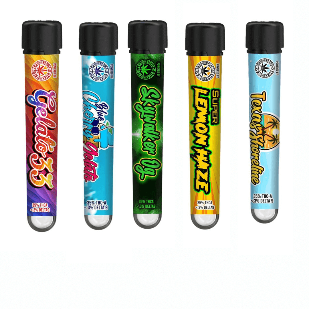 Eight-0 Stixx THCA Pre-Rolls