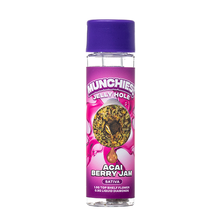 Munchies Jelly Hole Pre-Rolls - Acai Berry Jam