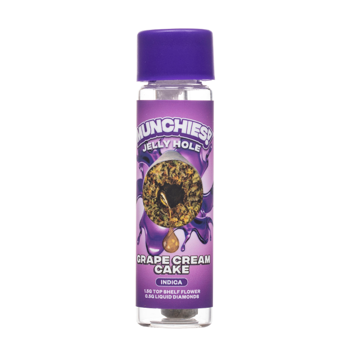 Munchies Jelly Hole Pre-Rolls - Grape Cream Cake