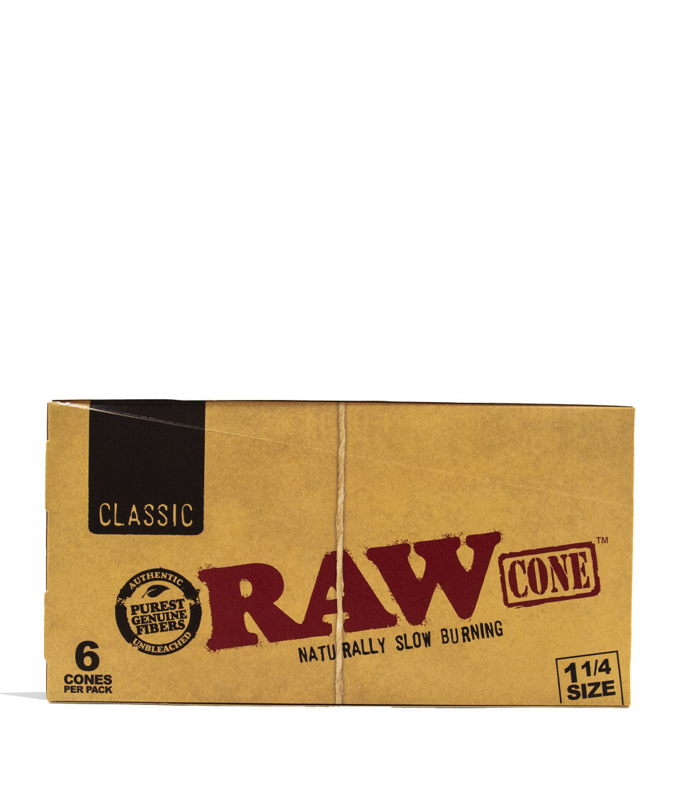 Raw Classic Cones 32pk rolling papers on white background