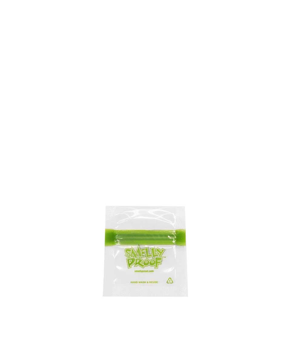 Smelly Proof Micro 2 Inch x 2 Inch Bag stash storage accessory on white background