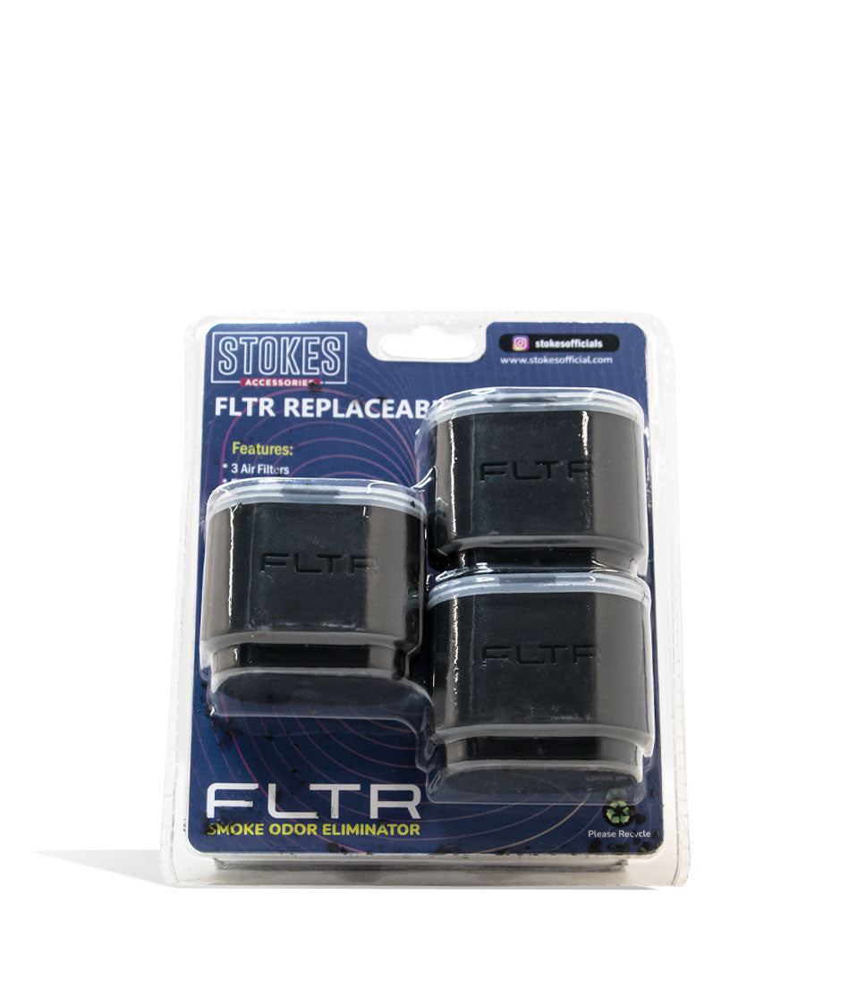 Stokes FLTR Replacement Filter 3pk replacement replacement part for Stokes vape on white background
