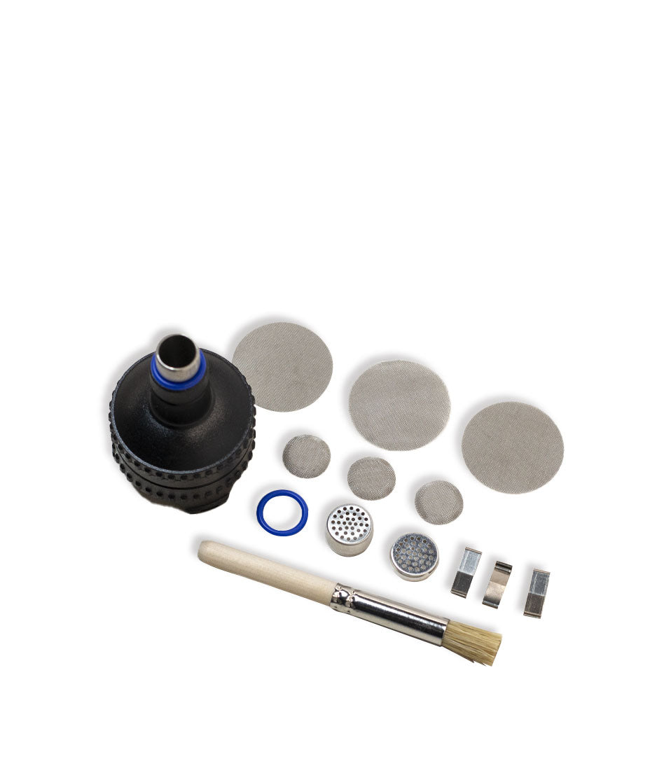 Easy Valve Filling Chamber with Dosing Capsule Adapter replacement replacement part for Storz and Bickel vape on white background