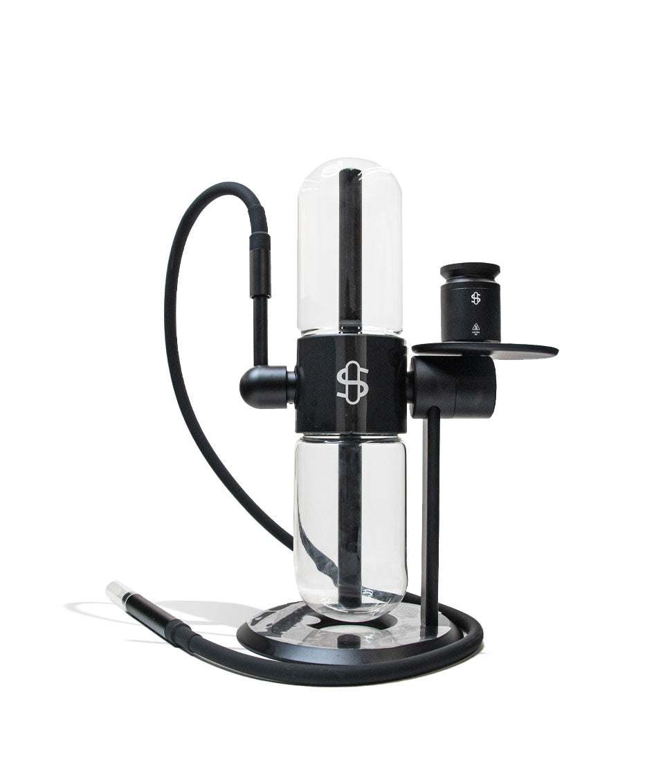 Stundenglass Black Gravity Infuser glass water pipe bong on white background