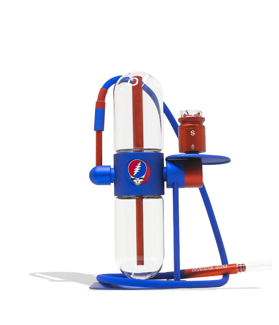 Stundenglass Grateful Dead Gravity Infuser glass water pipe bong on white background