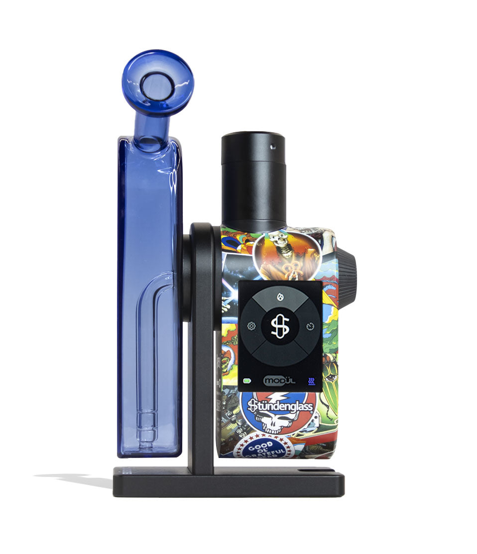 Stündenglass x Grateful Dead Modul and Dok Deluxe Travel Set concentrate vaporizer wax pen on white background