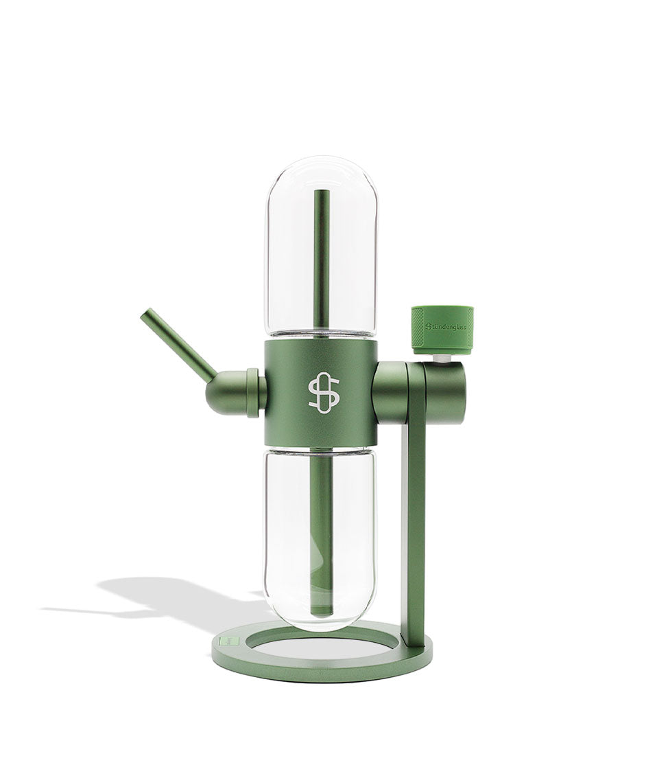 Stündenglass Gravity Infuser glass water pipe bong on white background