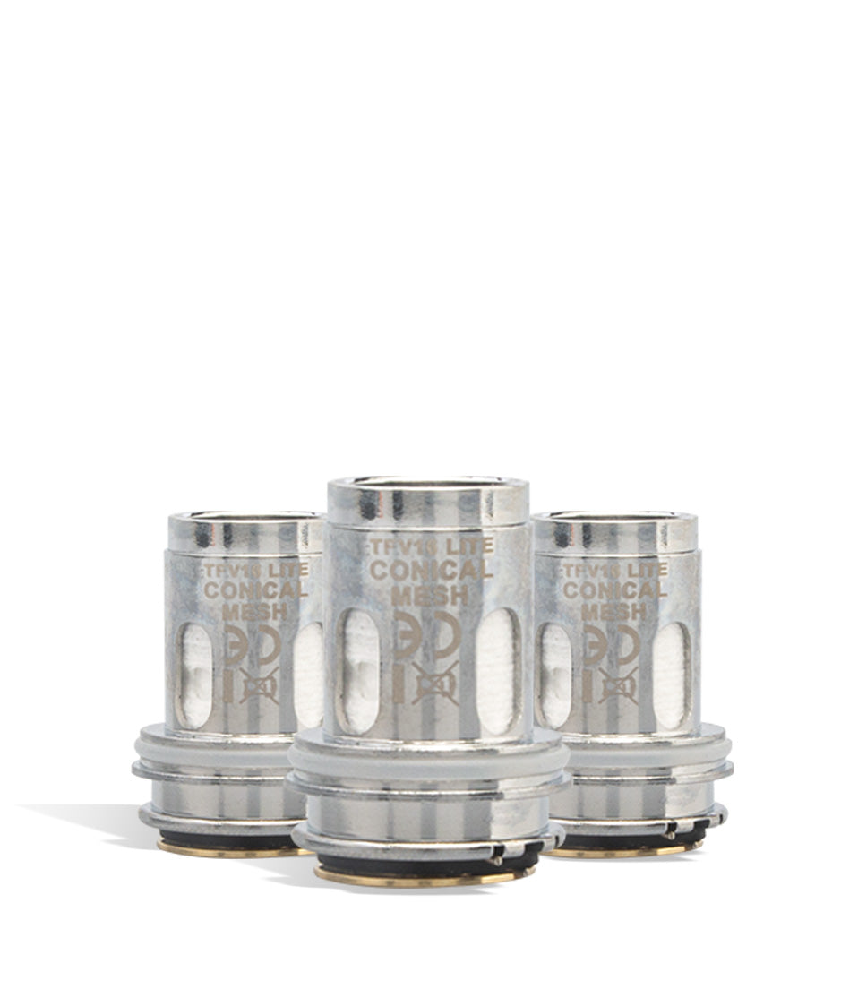 SMOK TFV16 Lite Conical Mesh Coils 0.2 ohm 3pk replacement coil for SMOK vape on white background