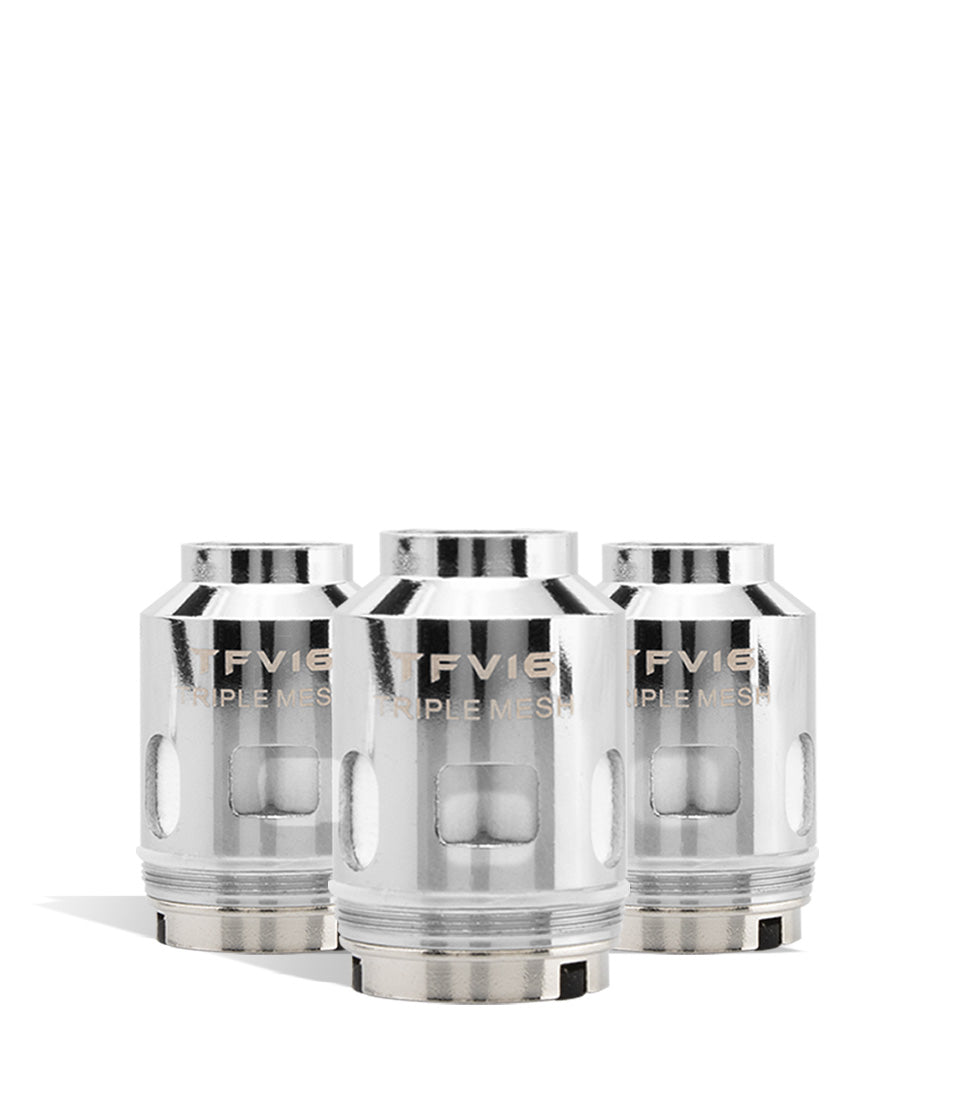 SMOK TFV16 Triple Mesh Coils 0.15 ohm 3pk replacement coil for SMOK vape on white background
