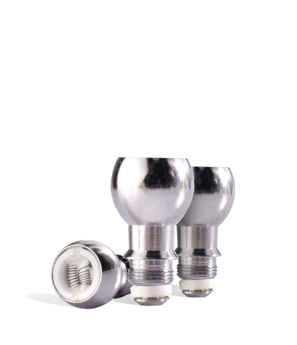 Wulf Mods Dual Coil Replacement Atomizers 3pk replacement coil for Wulf Mods vape on white background
