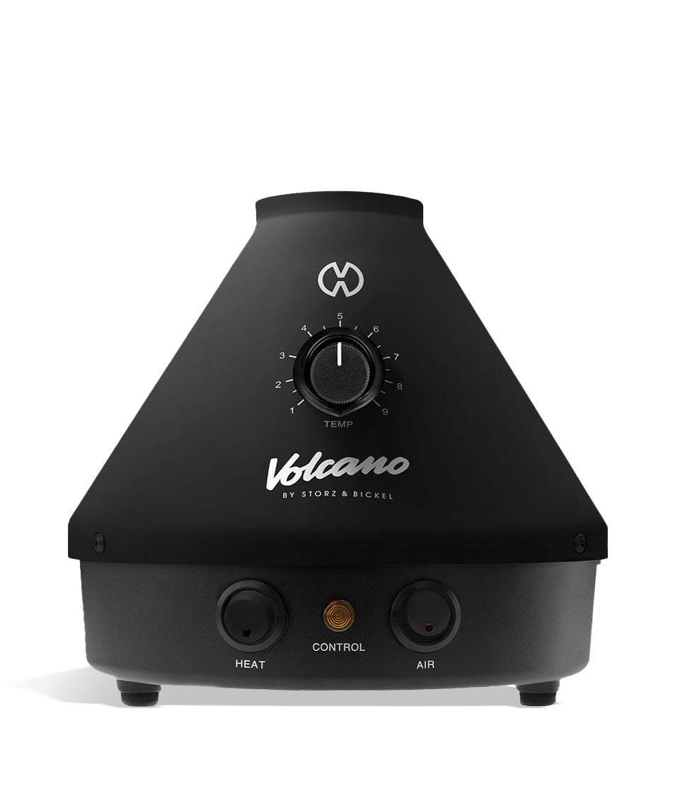 Storz & Bickel Volcano Classic Vaporizer Onyx Edition dry herb vaporizer portable on white background