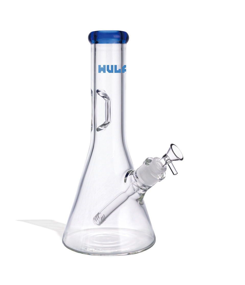 Wulf Mods 7mm 12inch Beaker Water Pipe glass water pipe bong on white background
