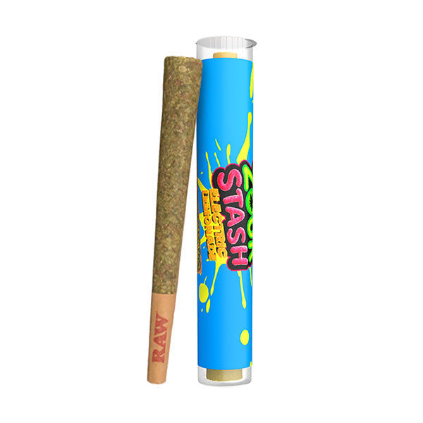 Zour Stash THCA Hash Hole Pre-Rolls - Electric Lemonade