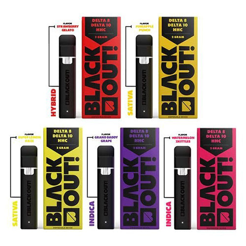 Black Out Delta-8-10-HHC Disposable Vape