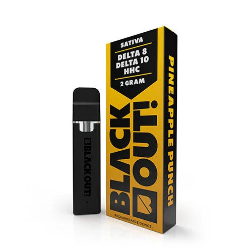 Black Out Disposable Pineapple Punch