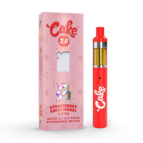 Cake Delta 8 Disposable Strawberry Sour Diesel 2.0