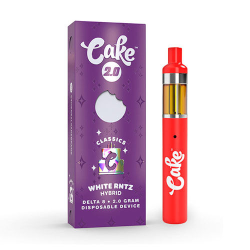 Cake Delta 8 Disposable White RNTZ 2.0