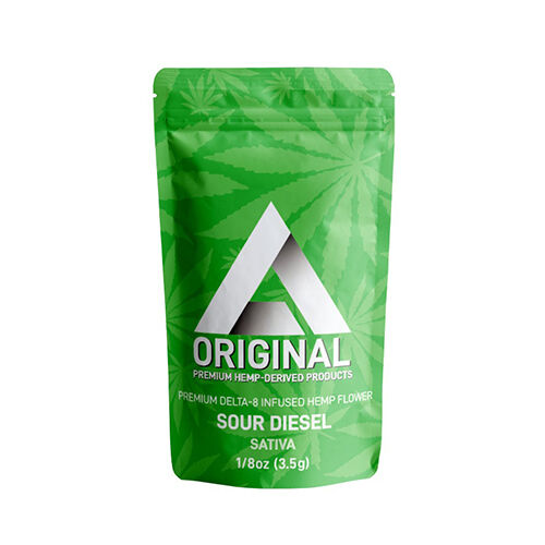 Delta Extrax Delta 8 Hemp Flower Sour Diesel
