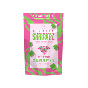 Diamond Shruumz Microdose Gummies Strawberry Kiwi