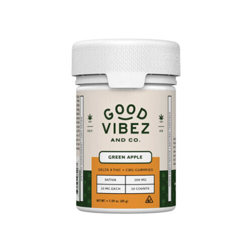 Good Vibez Delta 9 Gummies Green Apple