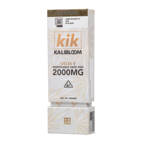 Kalibloom KIK Delta 8 Disposable Green Crack