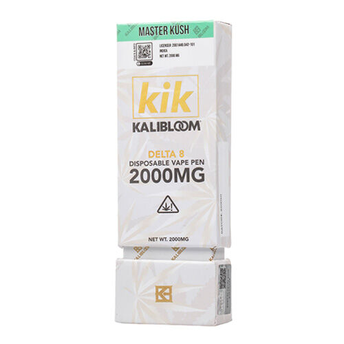 Kalibloom KIK Delta 8 Disposable Master Kush