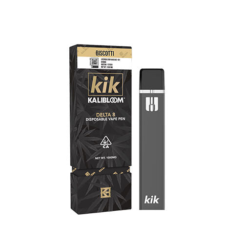 Kalibloom KIK Delta 8 Disposable Vape Biscotti