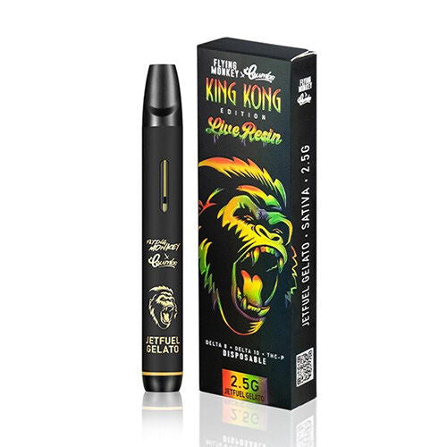 King Kong Delta 8 Live Resin Disposable Jetfuel Gelato