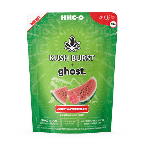 Kush Burst x Ghost HHC-O Gummies Juicy Watermelon