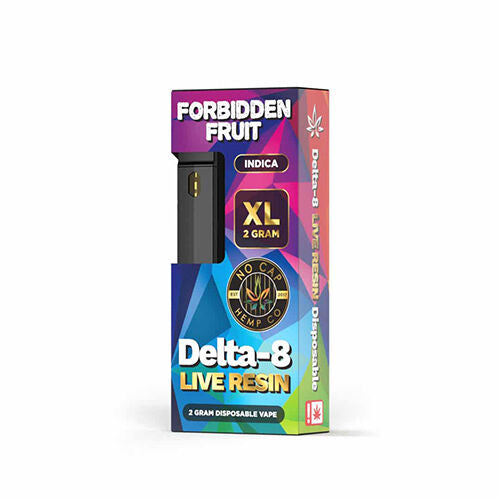 No Cap Delta 8 Live Resin Disposable Forbidden Fruit