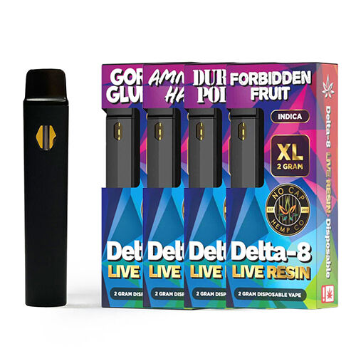 No Cap Delta 8 Live Resin Disposable Vape
