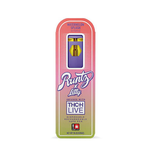Runtz x Litty THC-H Live Resin Disposable Watermelon Splash