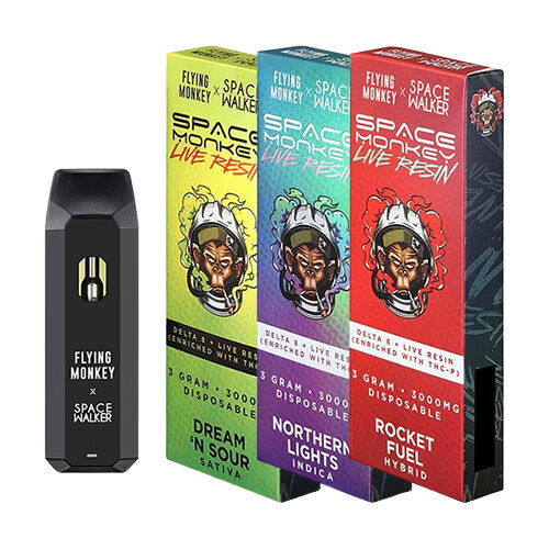 Space Monkey Live Resin Delta 8 Disposable Vape