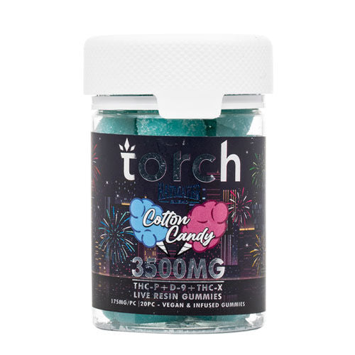 Torch Haymaker Blend Live Resin Gummies Cotton Candy