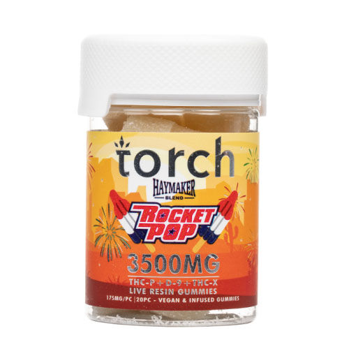 Torch Haymaker Blend Live Resin Gummies Rocket Pop