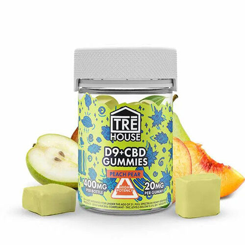 Tre House D9 + CBD Gummies