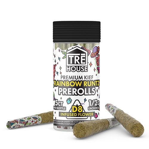 Tre House Rainbow Runtz Delta 8 Prerolls