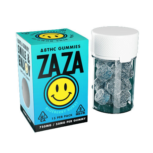 ZAZA Delta 8 Gummies Blueberry Burst