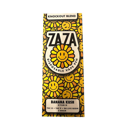 ZAZA Knockout Blend Disposable Banana Kush